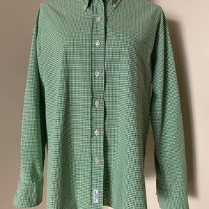 ABERCROMBIE & FITCH 100% Green/White Check Shirt